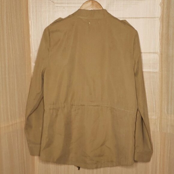 Umgee Womens Tan Lightweight Suede Feel Jacket Small - Picture 2 of 5